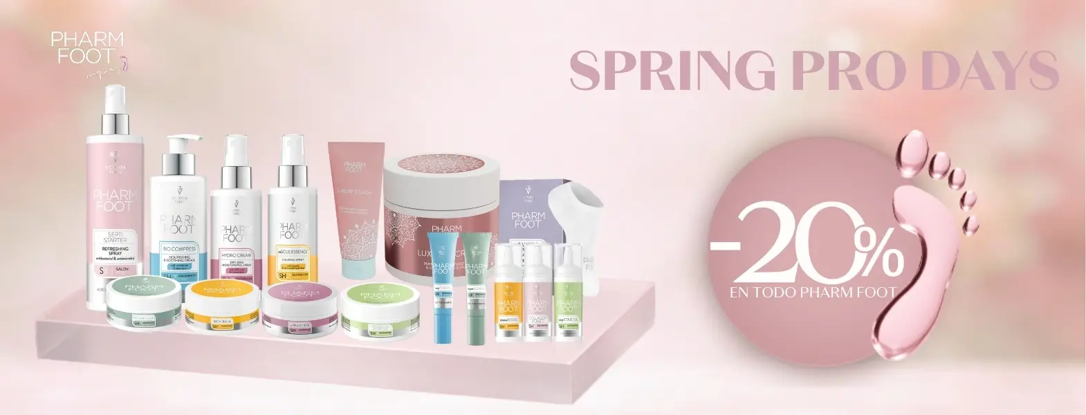 promo abril pharm foot 20% descuento